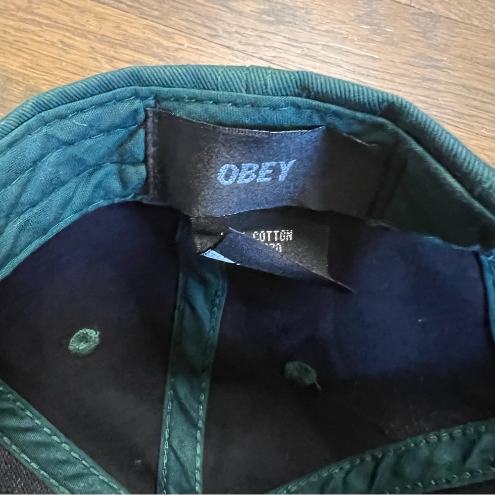 Obey Embroidered Logo Patch Hat - image 6